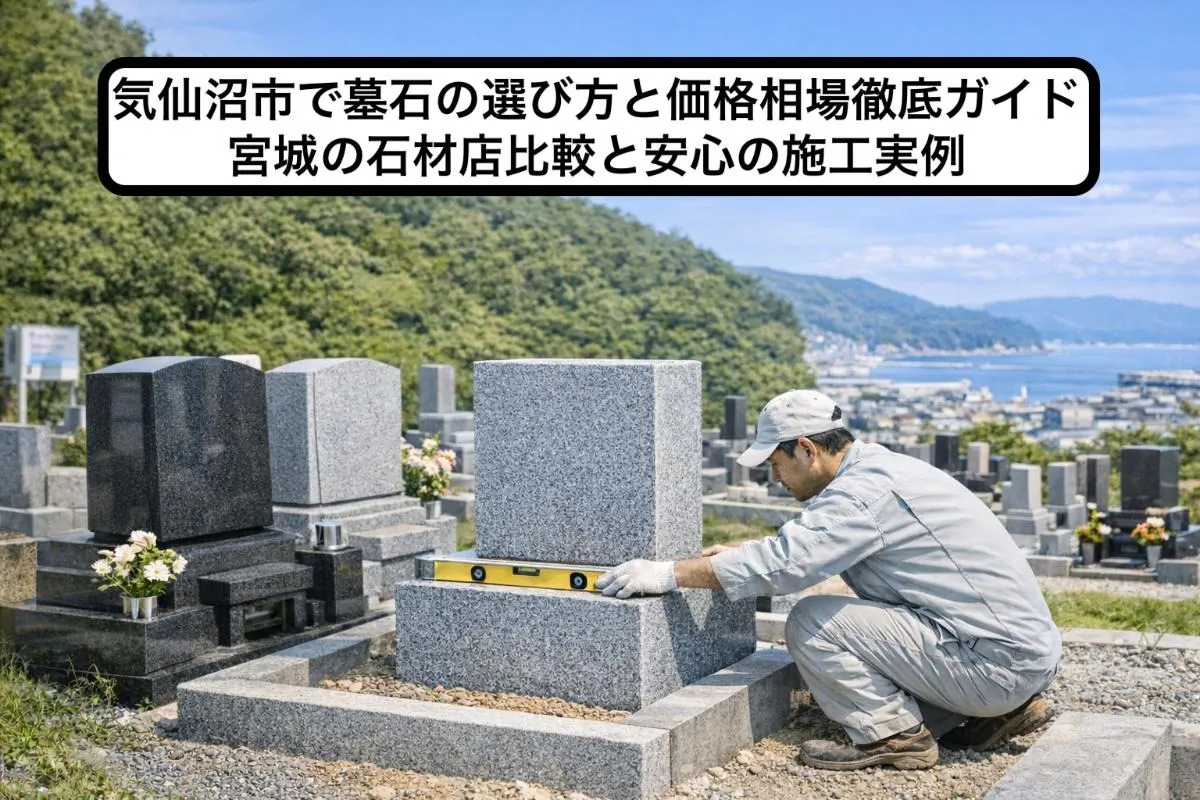 気仙沼市で墓石の選び方と価格相場徹底ガイド｜宮城の石材店比較と安心の施工実例