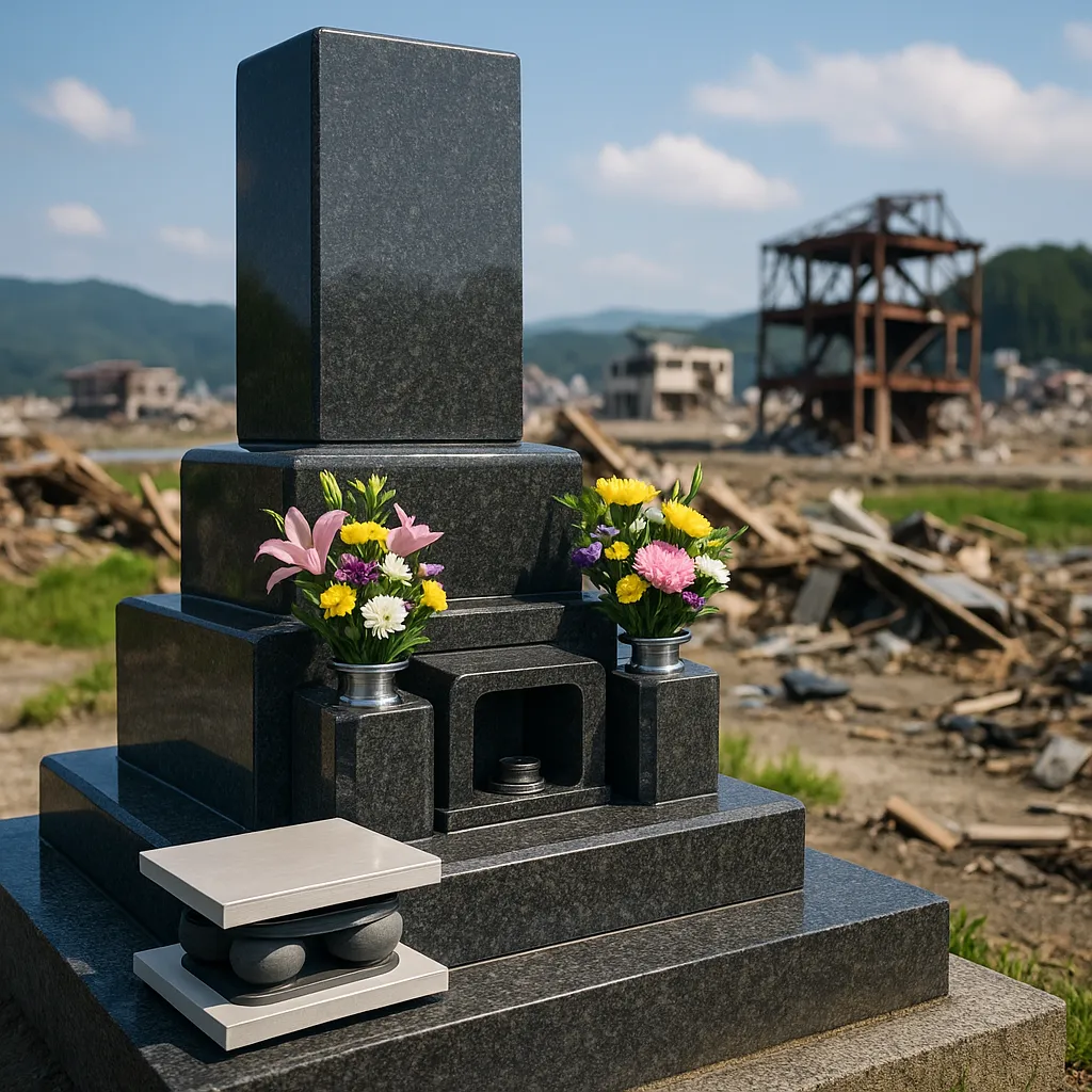 株式会社いしやの特許耐震墓石—東日本大震災に耐えた安心