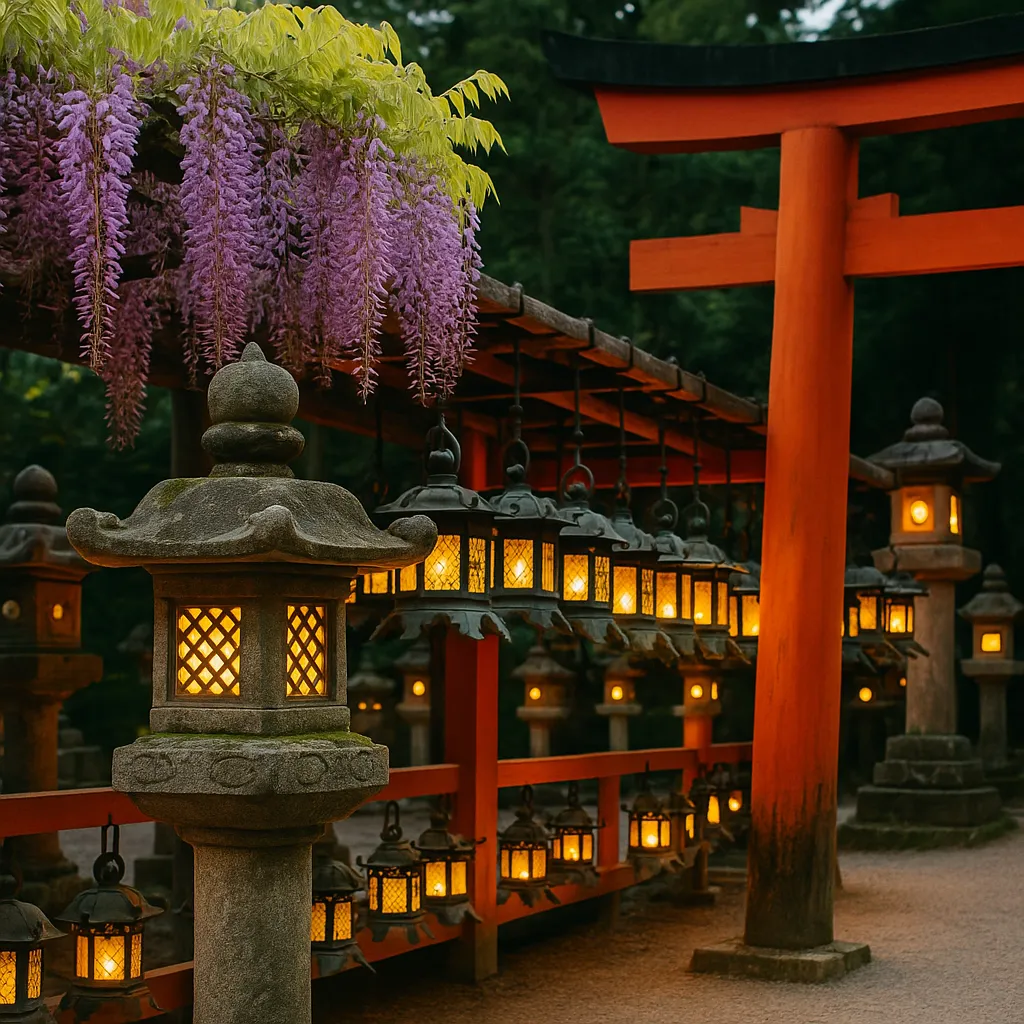 春日大社の藤と万燈籠：奈良で12月17日若宮おん祭の見どころ